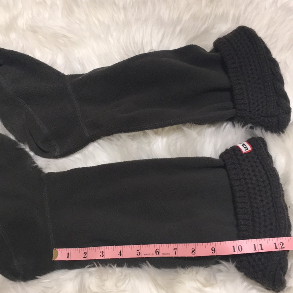 Hunter Dark Gray Rain Boots Socks - Picture 3 of 9